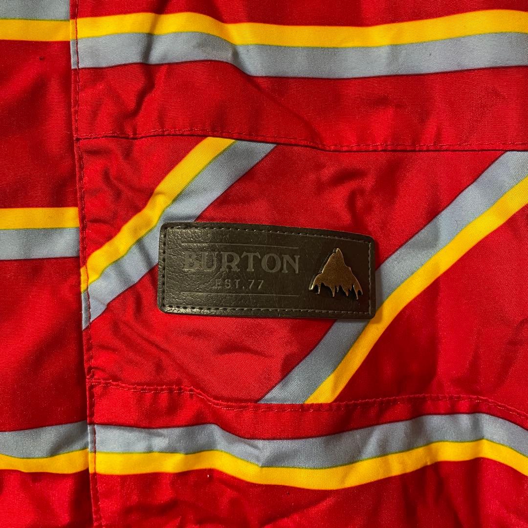 Burtonバートンスキーウェアスノーボードジャケットパーカーフード付き赤レッド