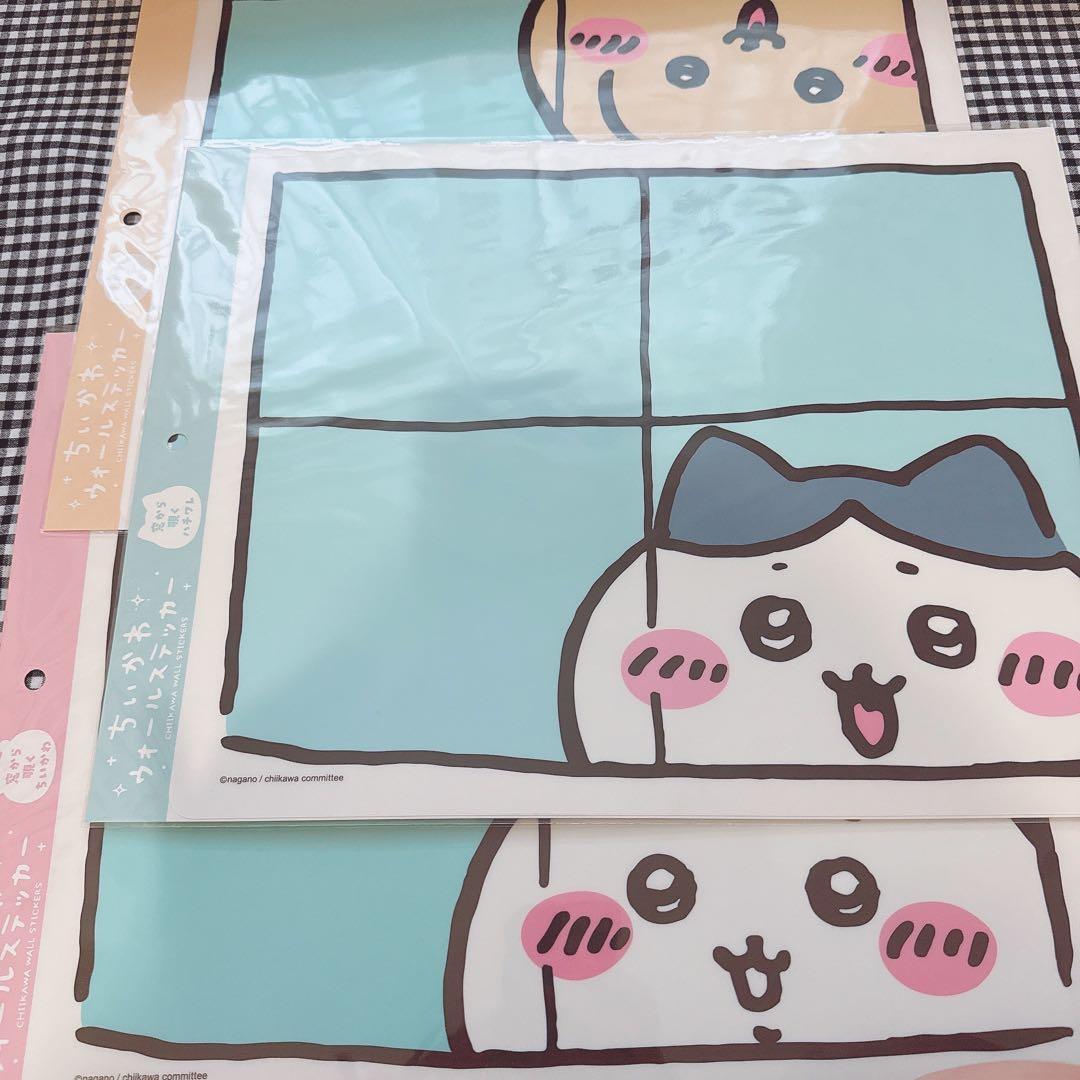 【新品未開封】ちいかわ　ウォールステッカー　窓から覗くシリーズ　ハチワレ　うさぎ