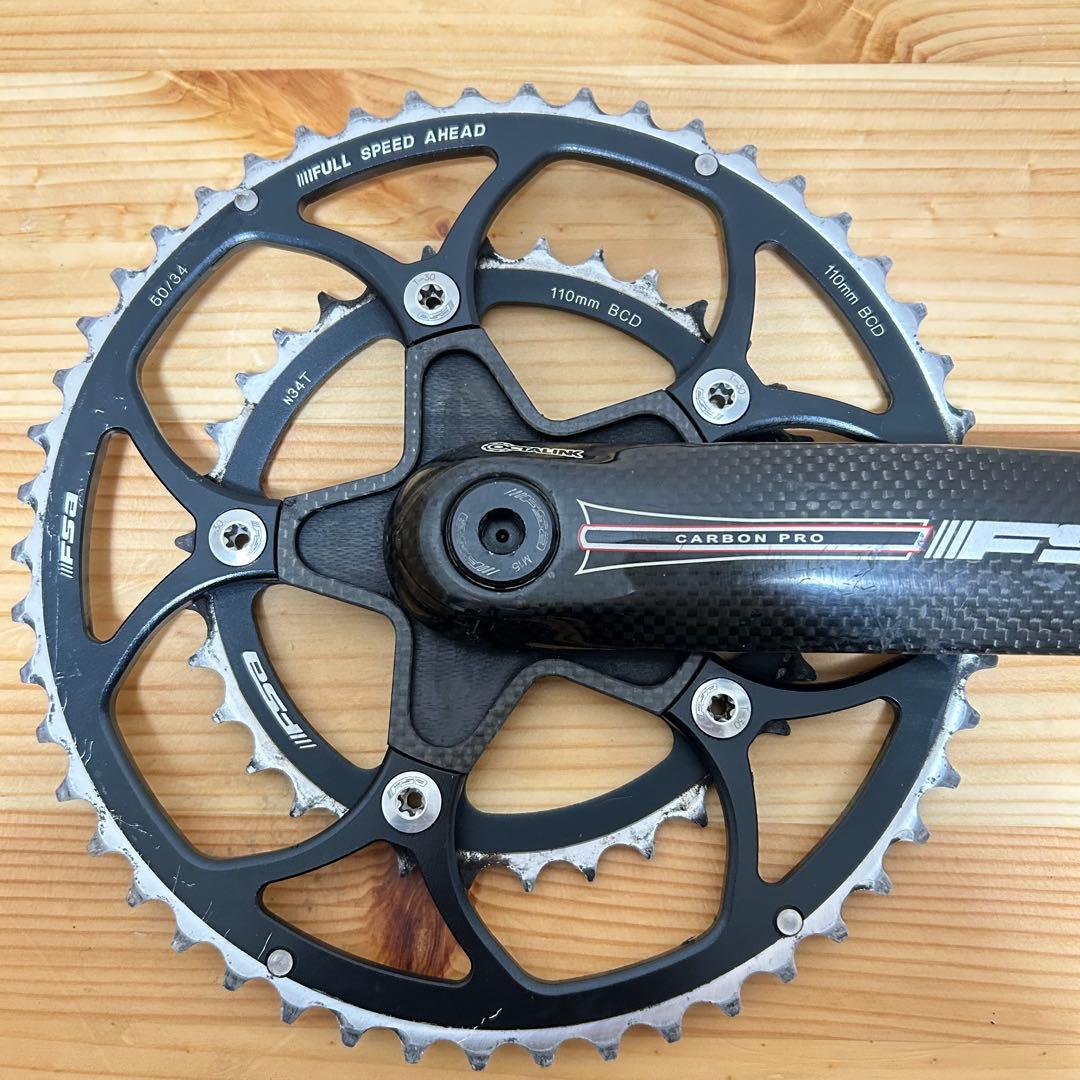 FSA Carbon Pro クランク 170mm 50/34T