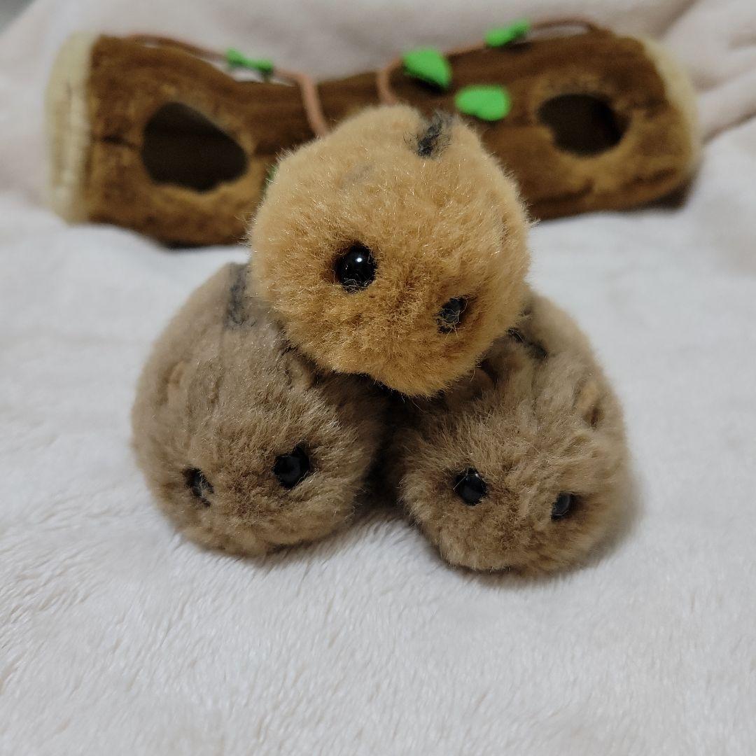 やまね工房　やまね ぬいぐるみ３匹&ハウス