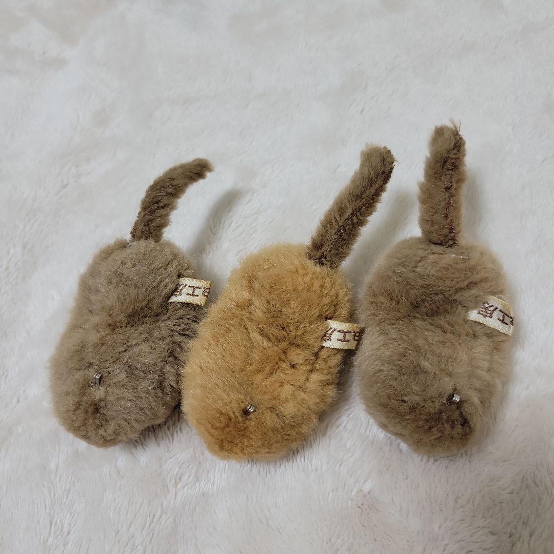 やまね工房　やまね ぬいぐるみ３匹&ハウス