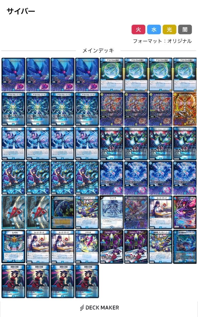 青単サイバー デッキ パーツ