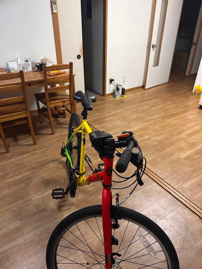 MARLIN クロスバイク レッド/イエロー/グリーン引き取り設定