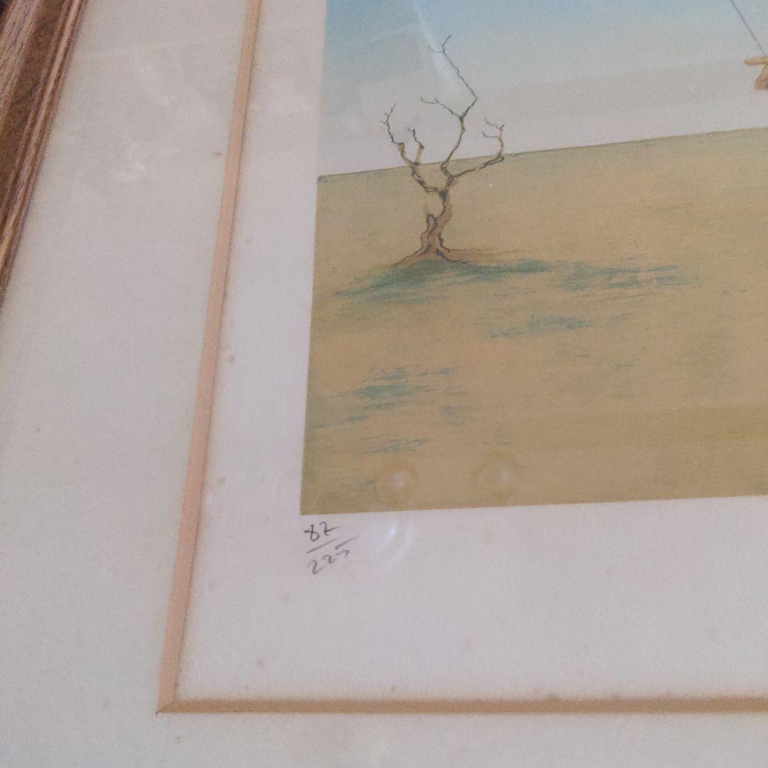 希少 風船と少女の絵　エイボン カンパーナ　Avon Campana リトグラフ