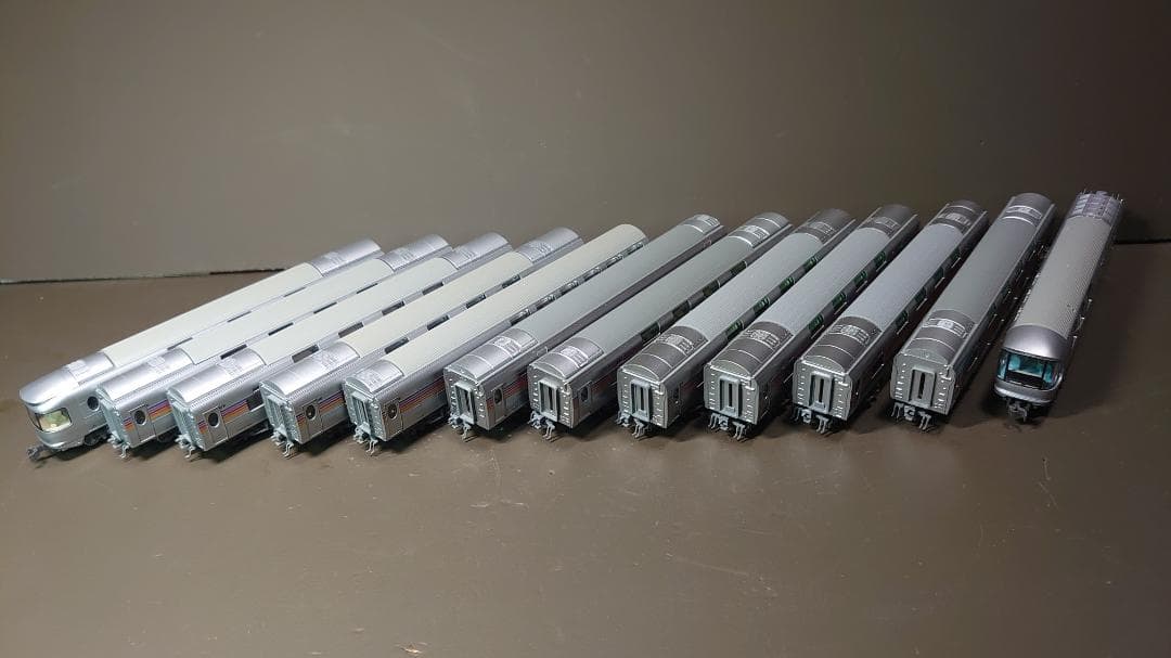 E26系カシオペア フル編成12両(全車室内灯付き)+DD51 2両+EF510