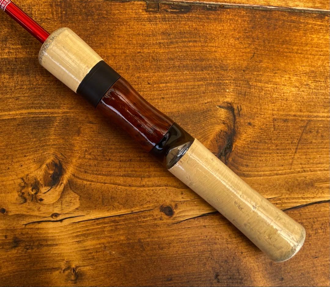 トラウトロッド　ウッド調　485UL 424UL ベイトロッド　パックロッド