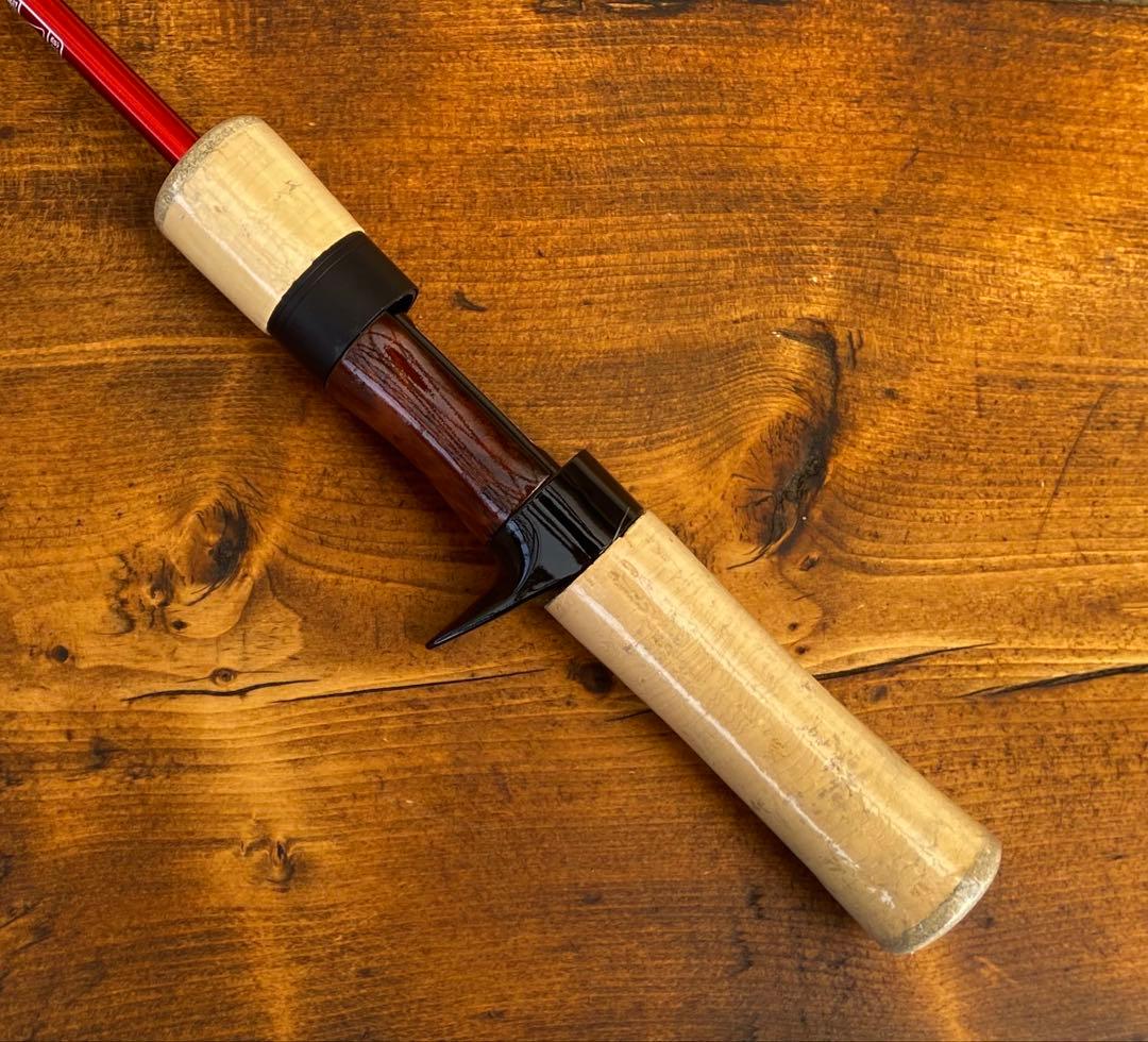 トラウトロッド　ウッド調　485UL 424UL ベイトロッド　パックロッド