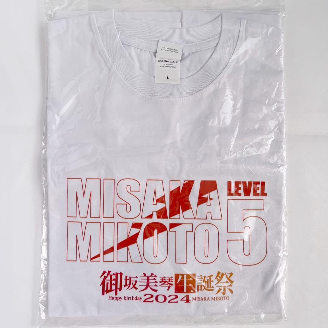 御坂美琴 Tシャツ Lサイズ 漫画 アニメ 映画 ゲーム 鎌池和馬