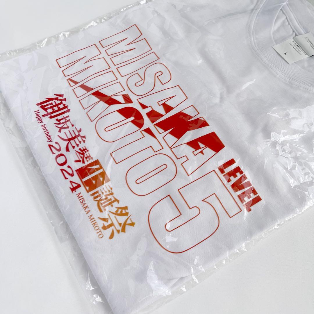 御坂美琴 Tシャツ Lサイズ 漫画 アニメ 映画 ゲーム 鎌池和馬