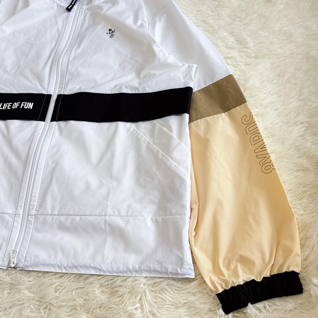 【ハチヤーズ】極美品 ウィンドブレーカー マルチカラー 2XLサイズ メンズ