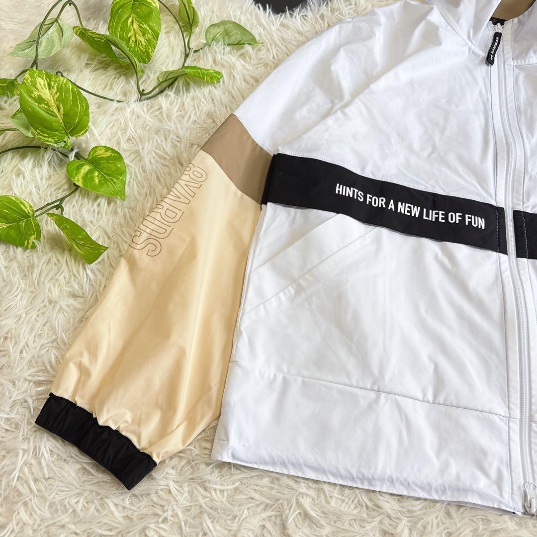 【ハチヤーズ】極美品 ウィンドブレーカー マルチカラー 2XLサイズ メンズ