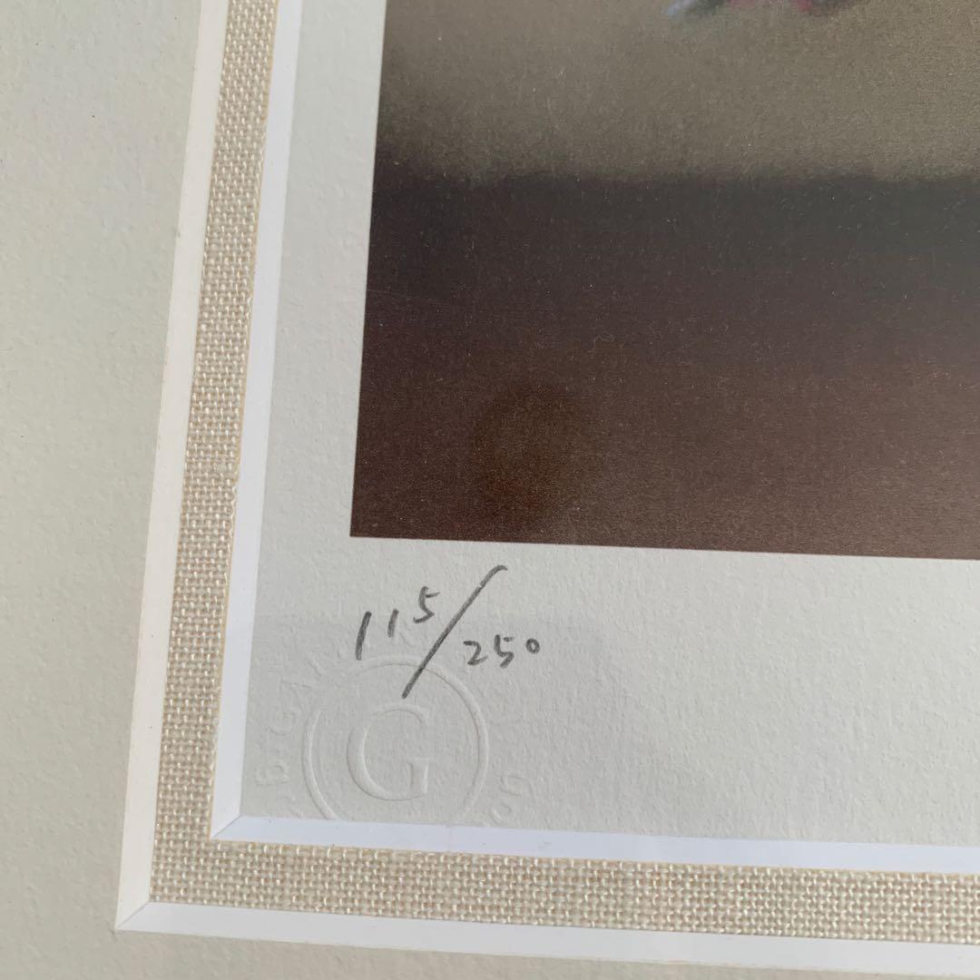 牧野千穂　版画（ジクレー）題名 「セバスチャンの羊」