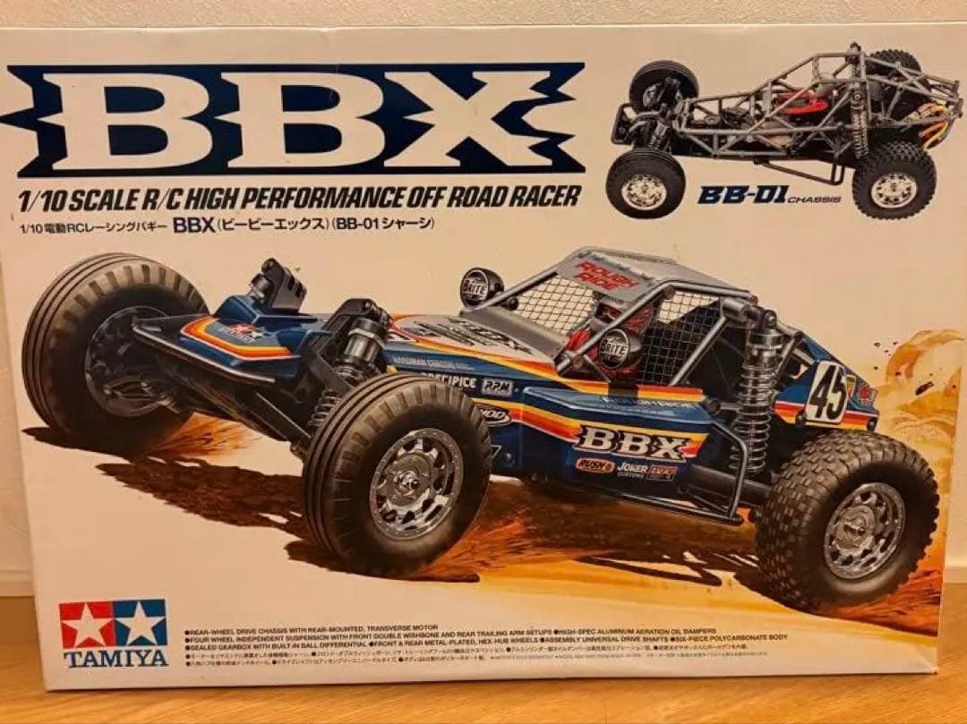 タミヤ 1/10 電動RCカー組立キット BBX（BB-01） 組立済み中古品