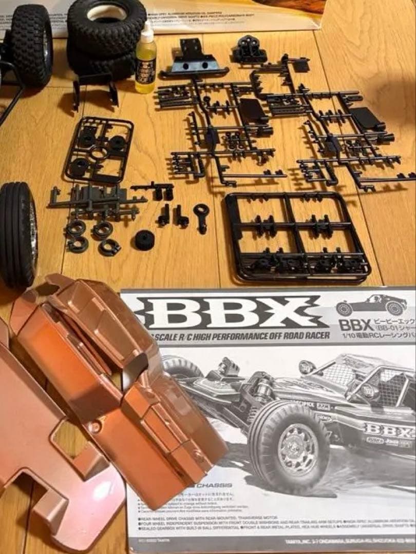 タミヤ 1/10 電動RCカー組立キット BBX（BB-01） 組立済み中古品