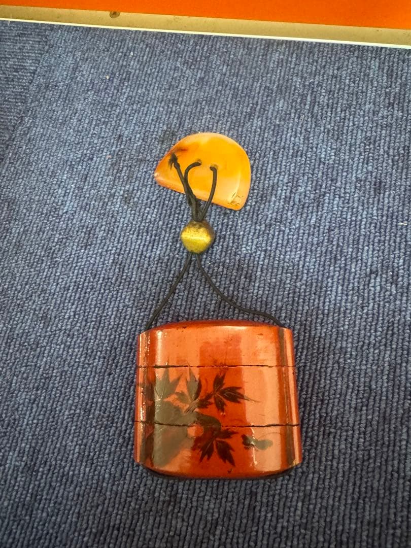 1688  印籠 提げ物 蒔絵　時代物