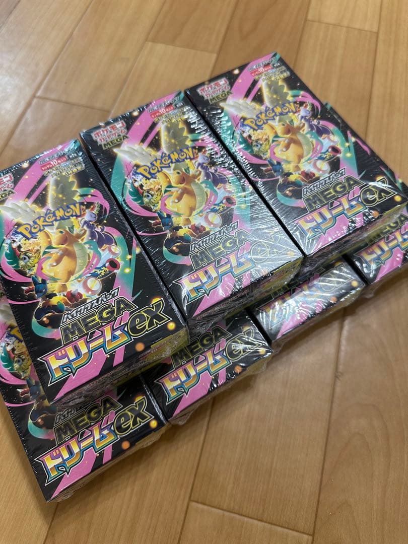 ポケモンカード MEGAドリームex 7BOX シュリンク付き　新品未開封