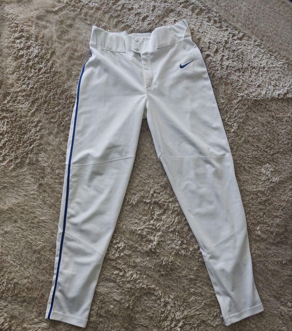 「送料込み」NIKE baseballpants Sサイズ 白×青