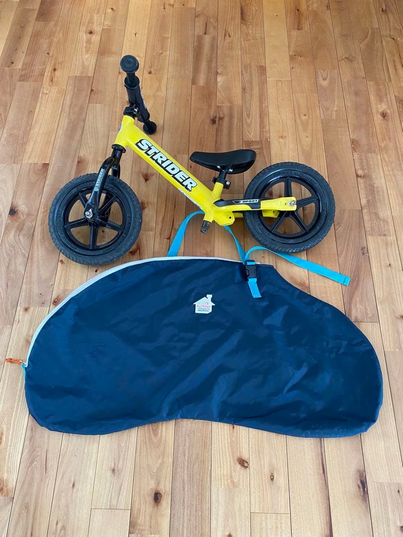 【美品】STRIDER ストライダー　イエロー　キャリーバッグ　セット