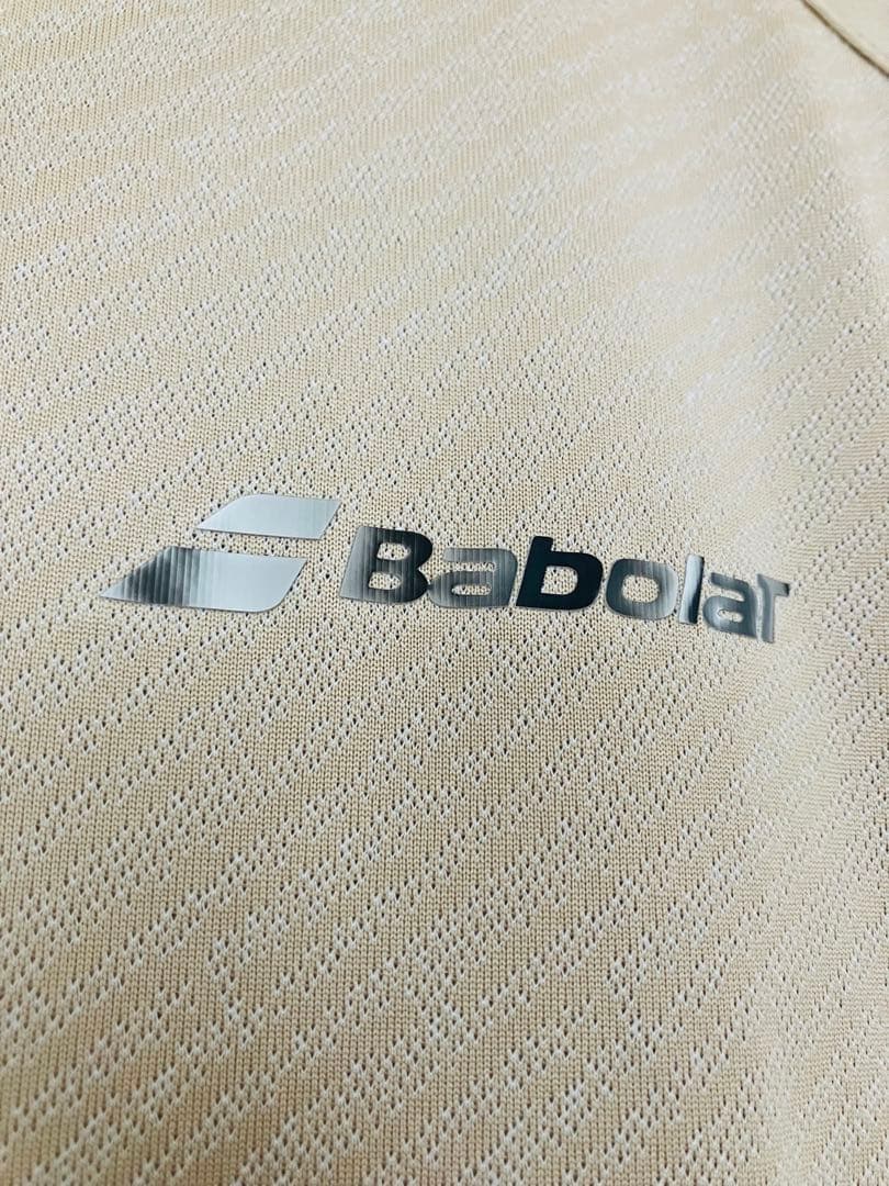 【超美品】BabolaTのテニスウェア（Tシャツ&パンツ）｜ベージュ×ブラウン