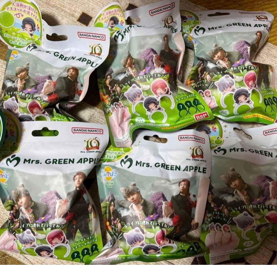 ミセスグリーンアップル　キリンビール　コラボロゴ入りグラスバスボム６個