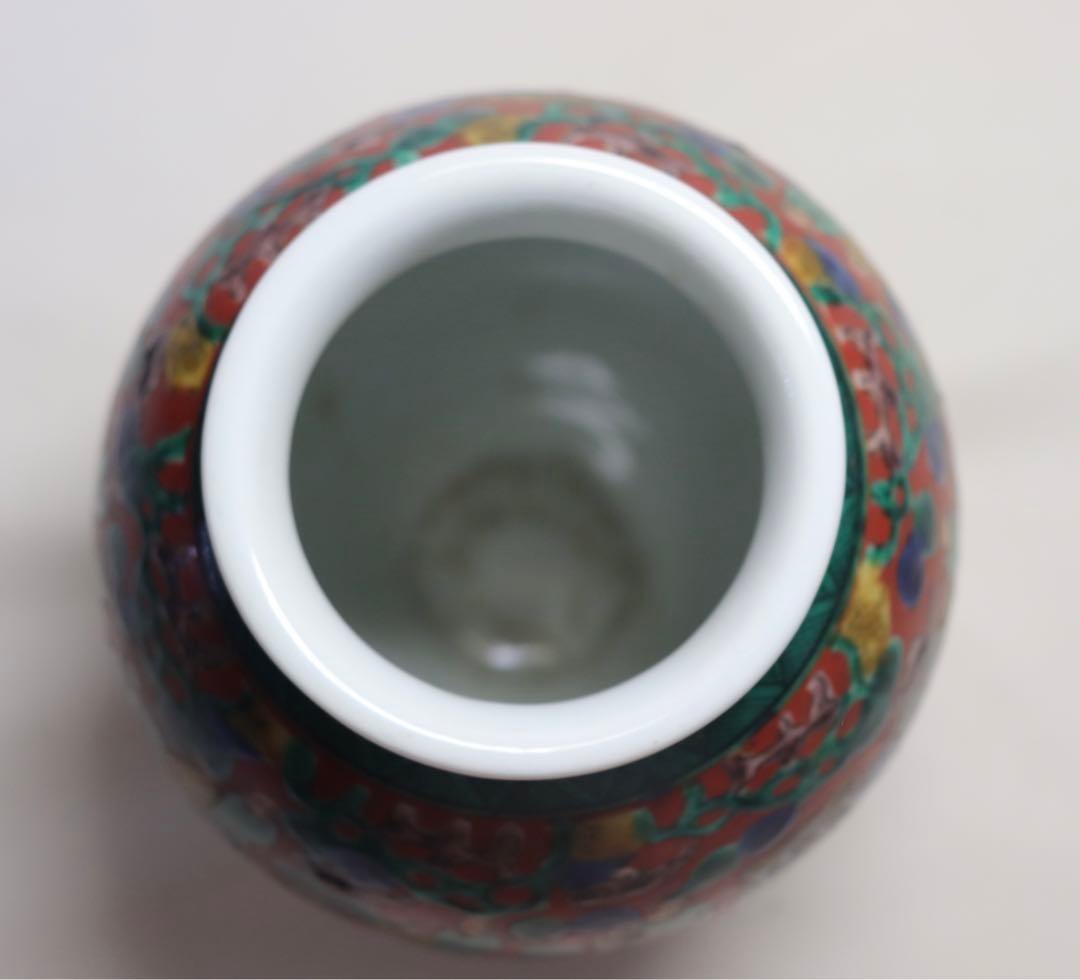 時代　九谷　木米　小壺　茶道具　送料込み0511