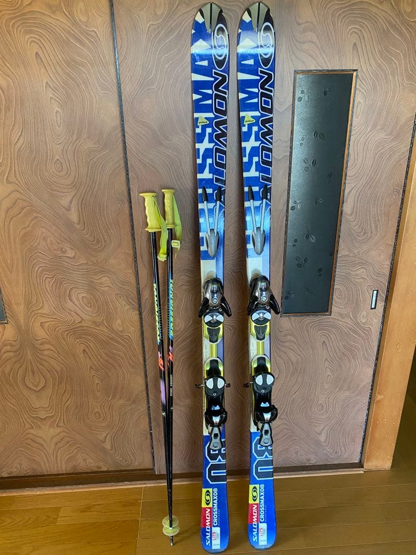 SALOMON スキー とストック
