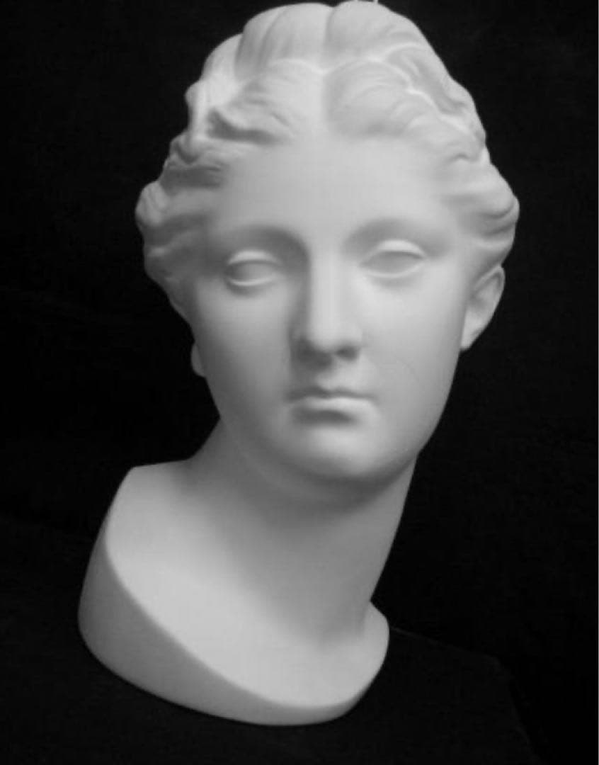 1922❣️ ダイアナ半面　石膏像　2点セット