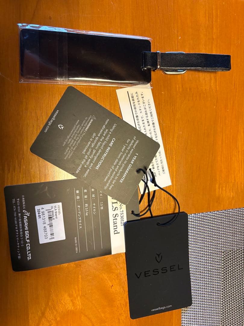 VESSELキャディバッグ 新品未使用