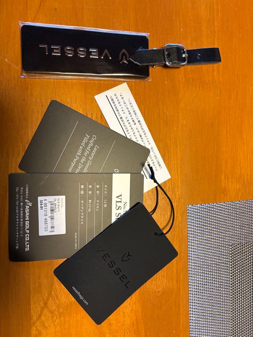 VESSELキャディバッグ 新品未使用