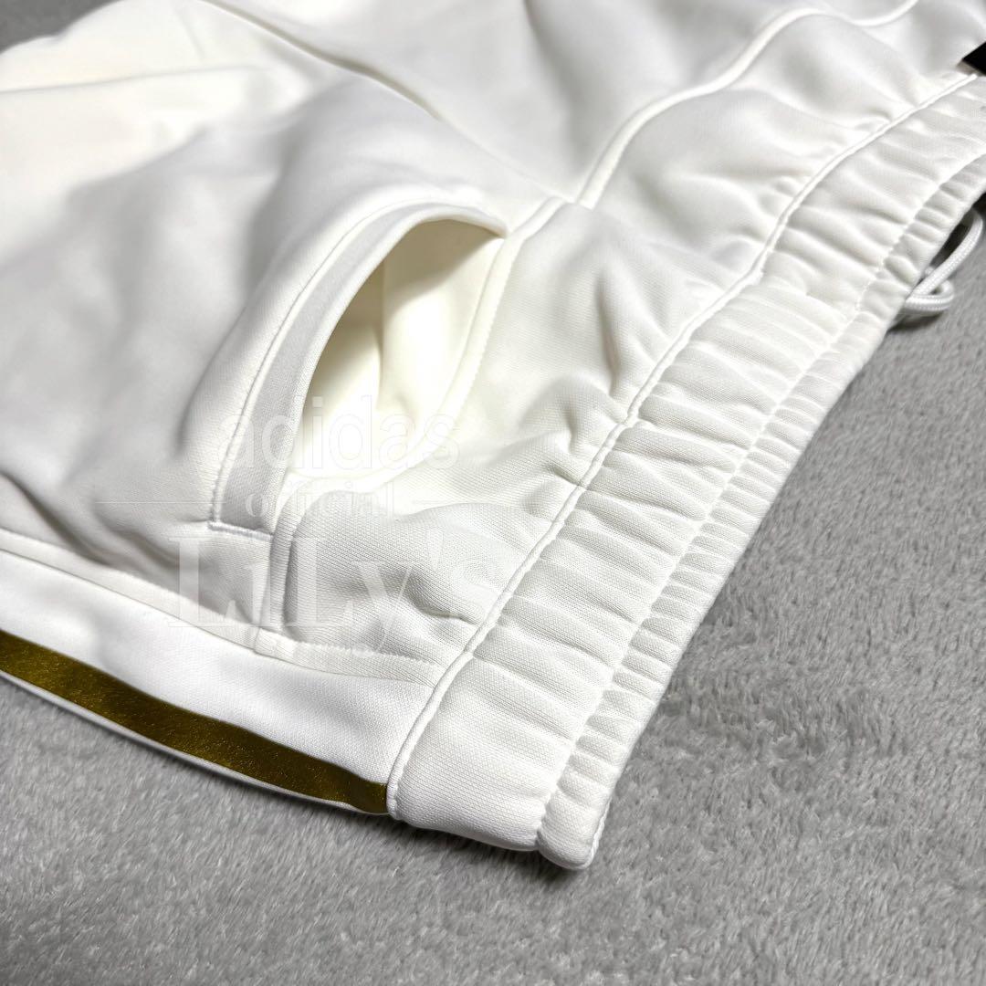 【2XLサイズ】adidas上下セットアップ　白金　定価17,600円　裏起毛