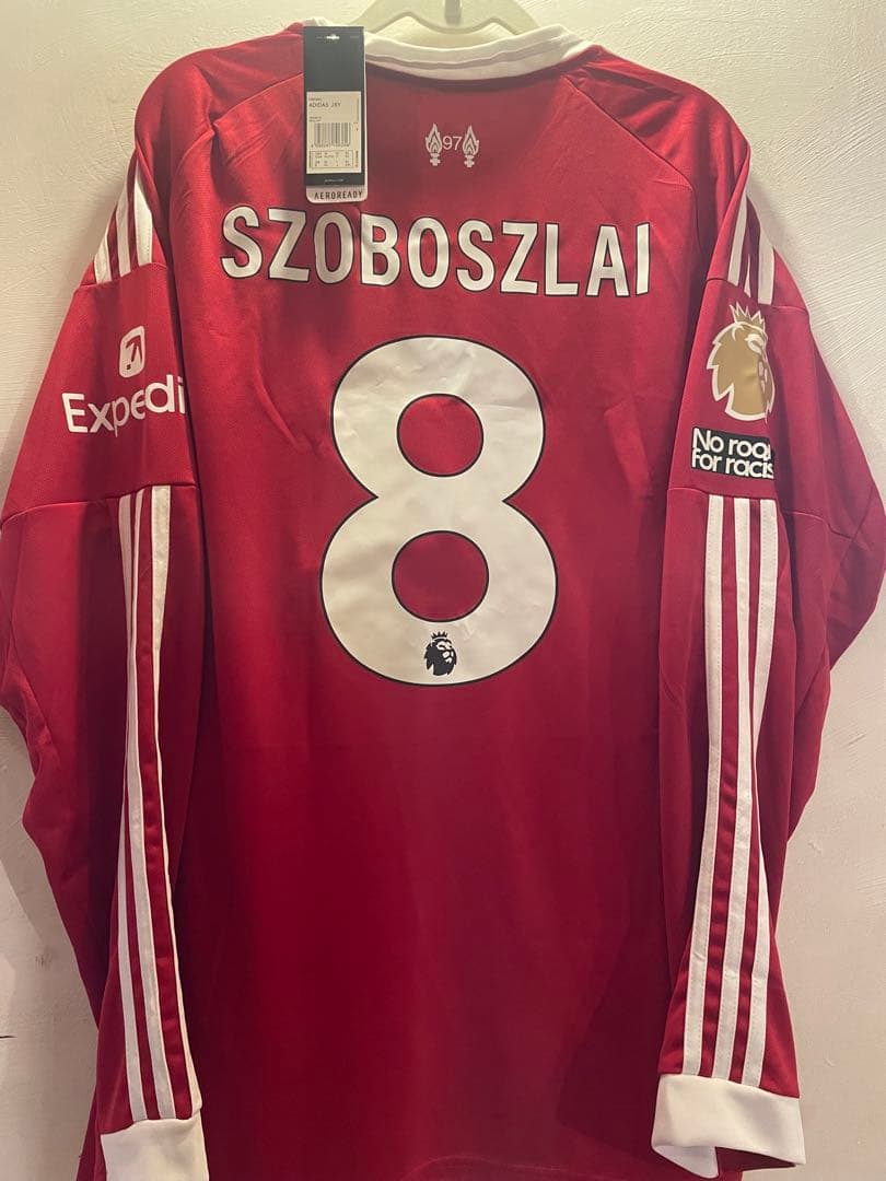 新品タグ付き　ソボスライ　リバプール　長袖　ユニフォーム