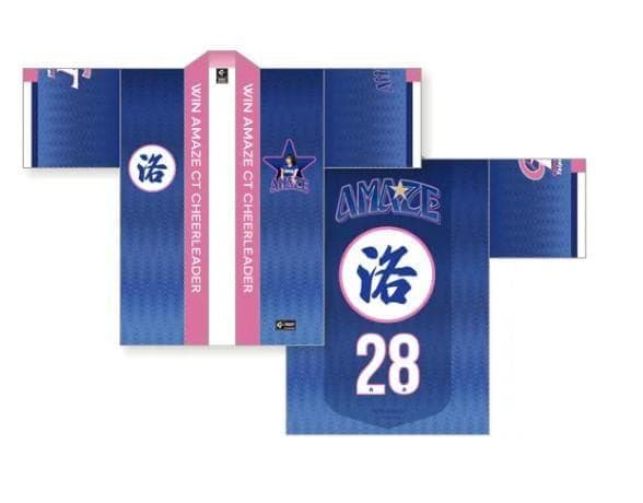 2026　WBC　28　卡洛琳　キャロリン　応援　　はっぴ　ブルー