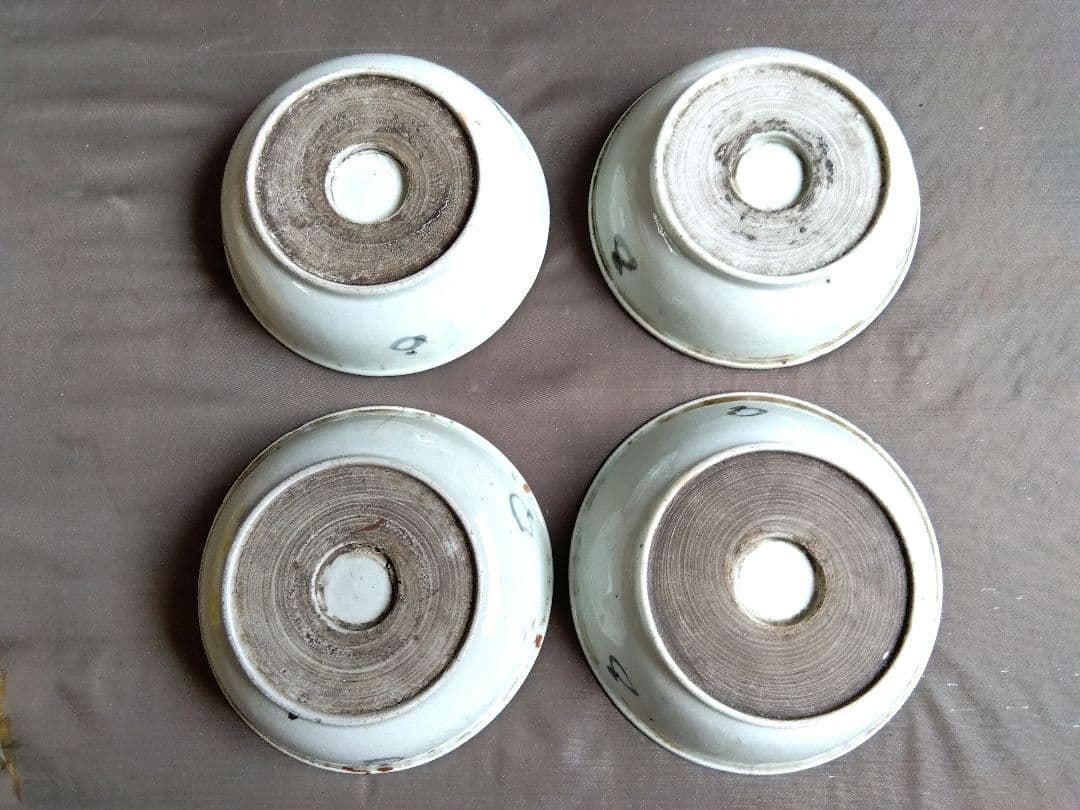 骨董　染付皿　中皿