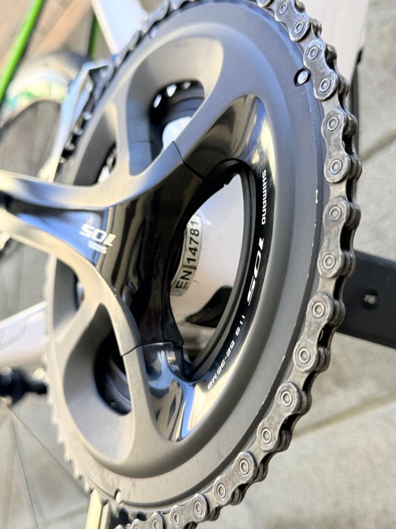 SCOTT ロードバイク ホワイト/グリーン 700C Shimano105