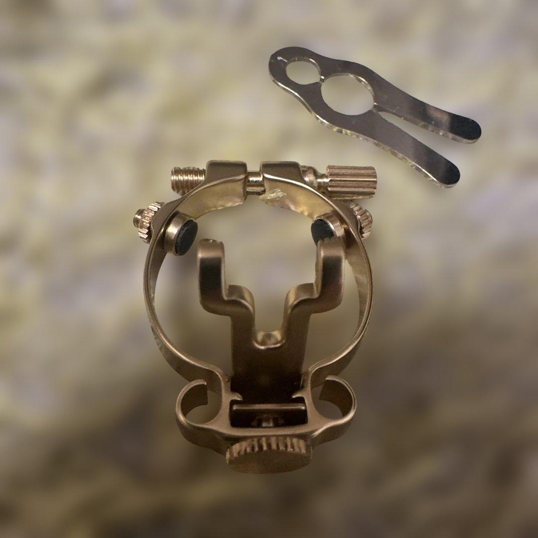 専用JLV Sound アルトサックス リガチャーメタル用艶消し