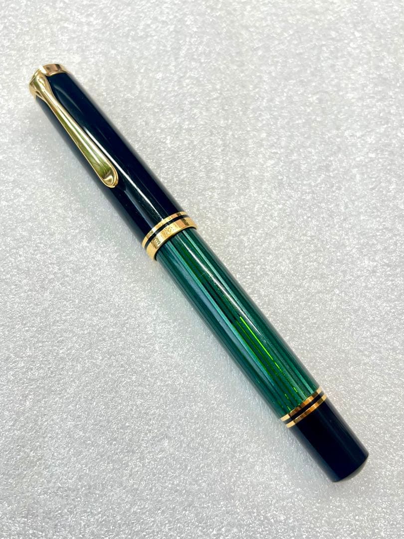 Pelikan ペリカン 万年筆 スーベレーン M1000 緑縞 中字M