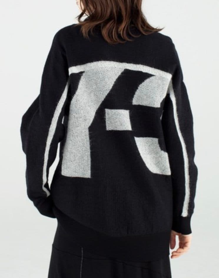 新品 Y-3 ワイスリー W CLASSIC SHEER ニット ロゴセーター