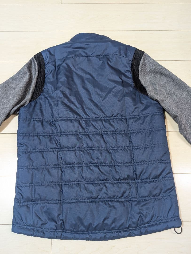 美品　adidas GOLF　異素材切り替えジップアップジャケット