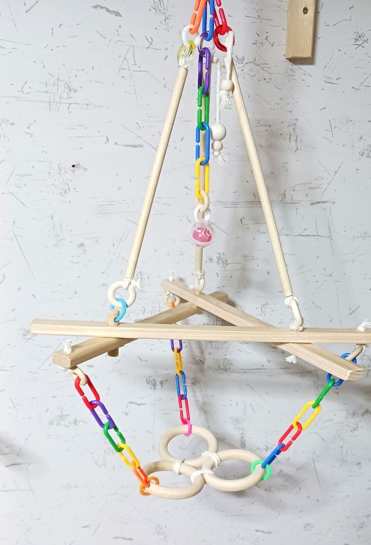 5　バードアスレチック　ブランコ(大)　インコ　バードトイ　止まり木