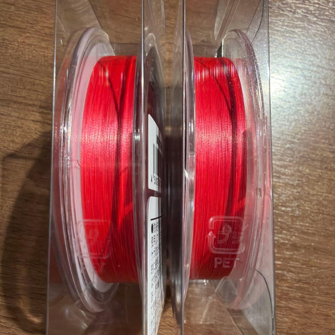 スクイッドマニア　PE ライン　X8-PE 0.5-210ｍ FLASH RED