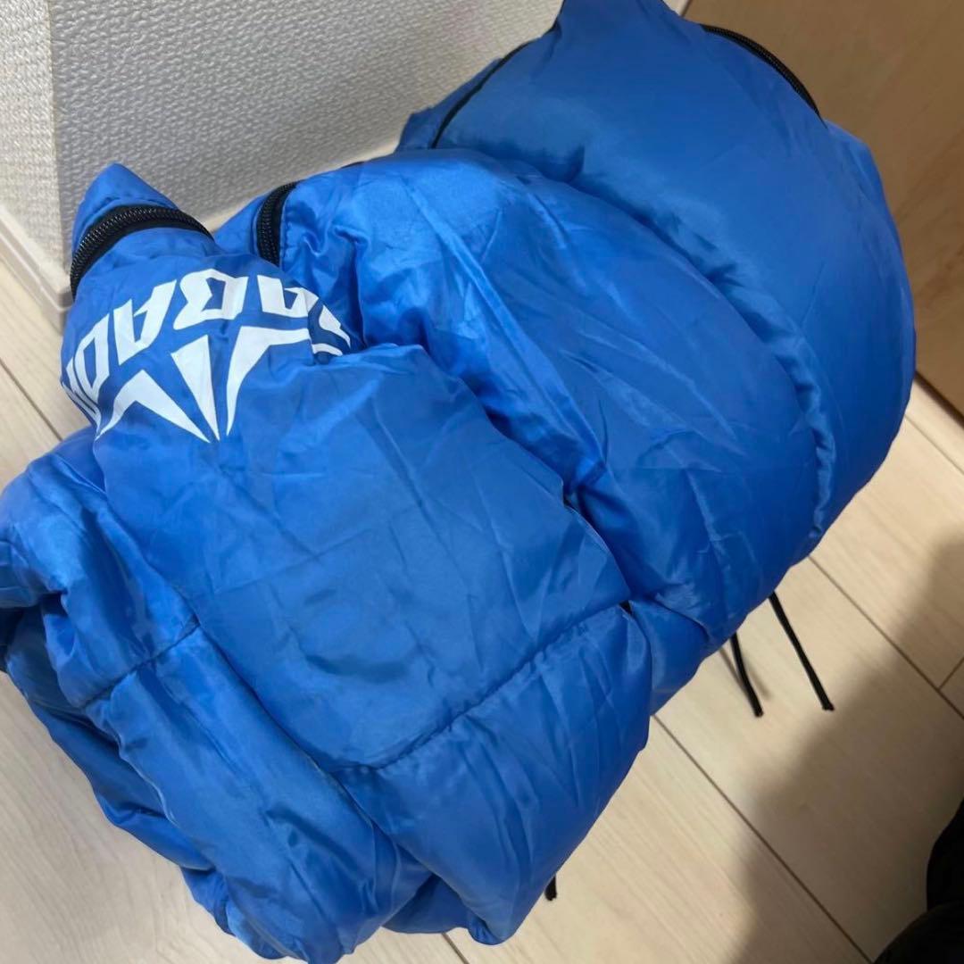 DABADA 封筒型 寝袋 シュラフ 3点セット 収納袋付き ダバダ 黒青橙