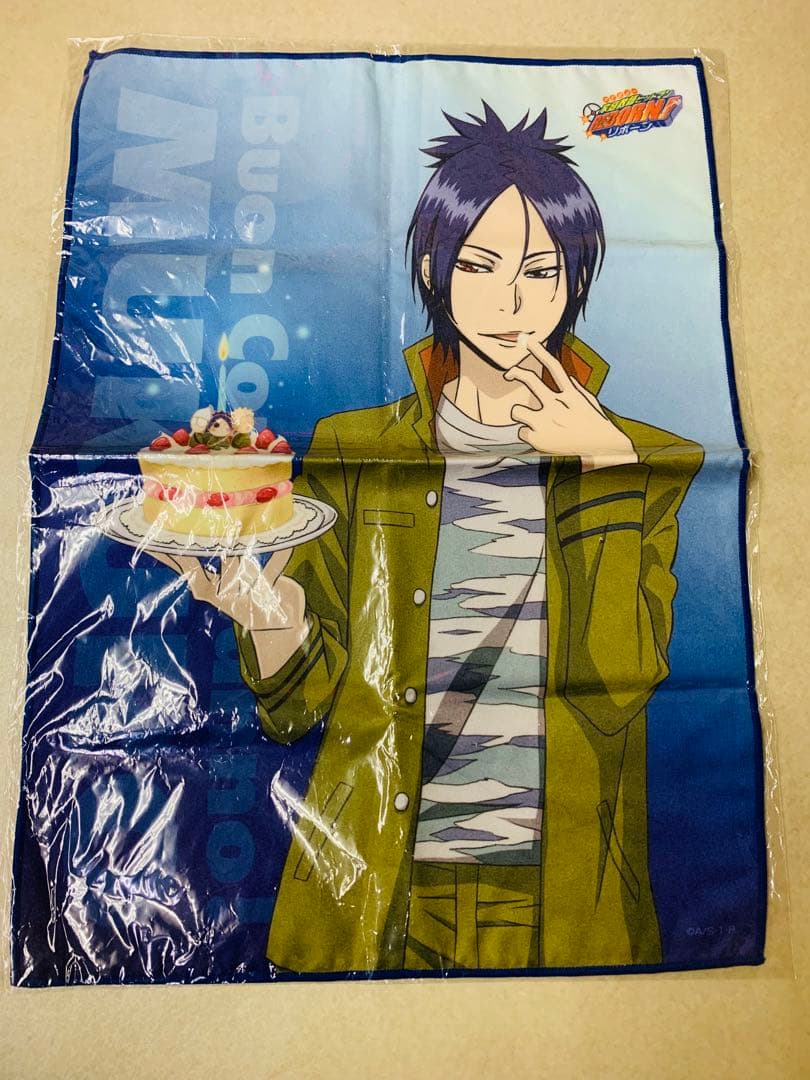 家庭教師ヒットマンREBORN!　六道 骸　バースデー　タオル　ケーキ