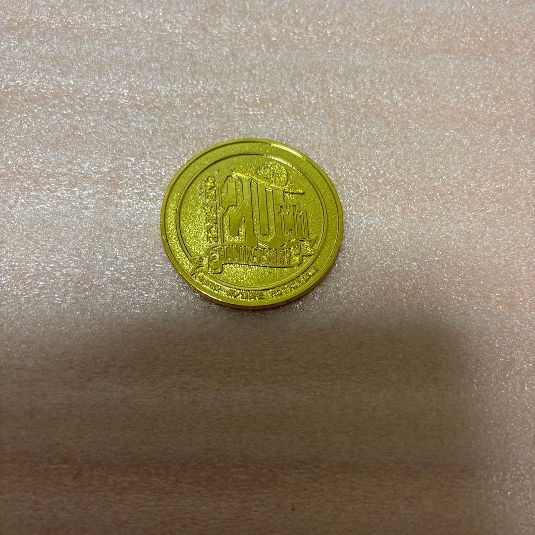 ONE PIECE 20周年記念　　メダル　ルフィ　ワンピース