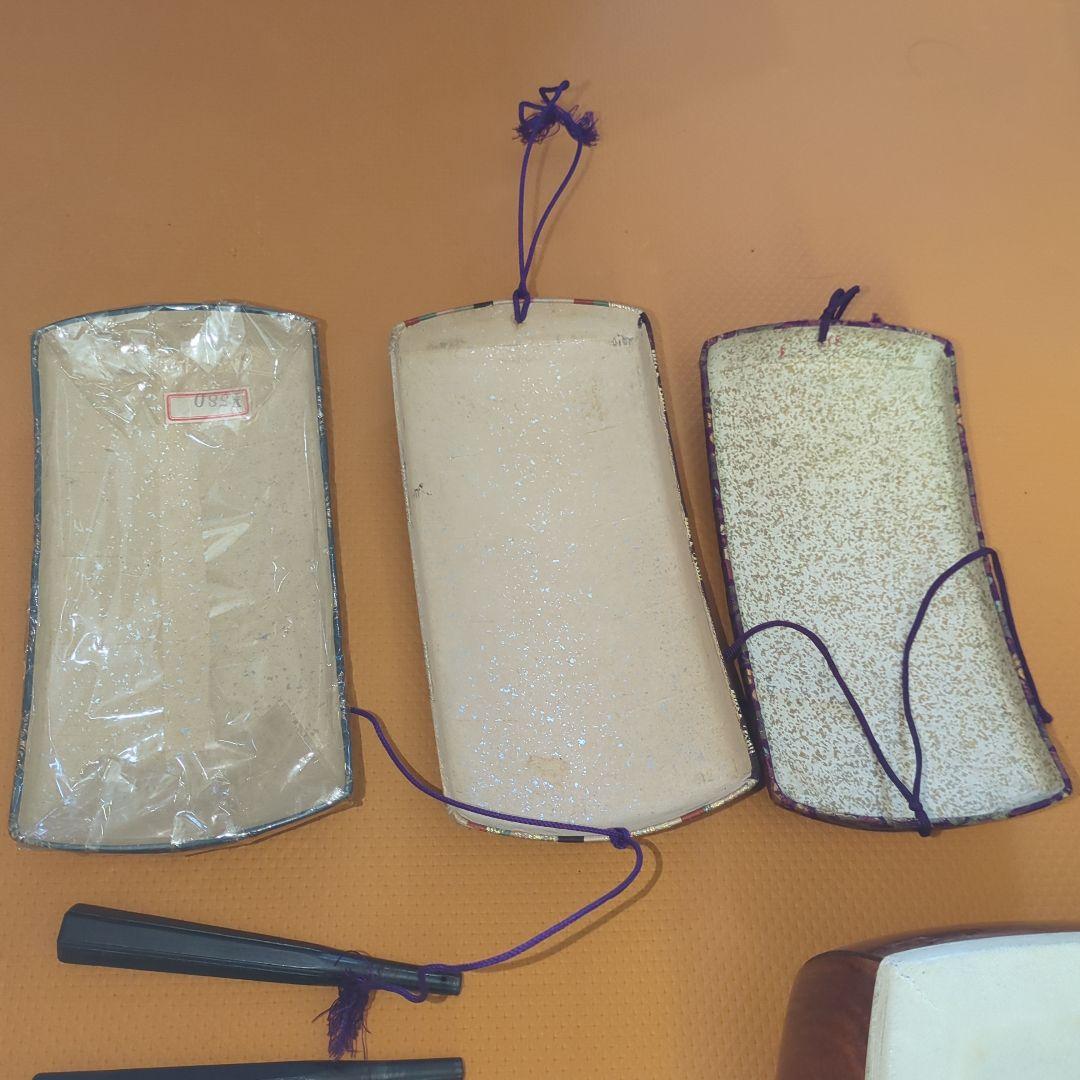 三味線　紅木　金細