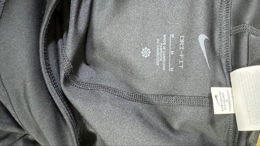 NIKE ヒョウ柄 レオパード柄　ブラック US-Mサイズ　テニス　スコート