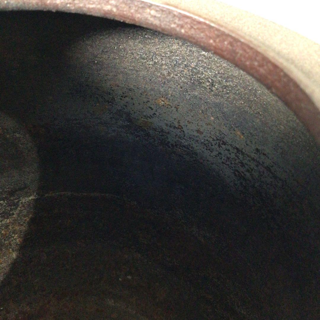 Ｒ９７２　茶釜　『釜師　金森紹栄造』『竹紋』『肩衝釜』　共箱　茶道具