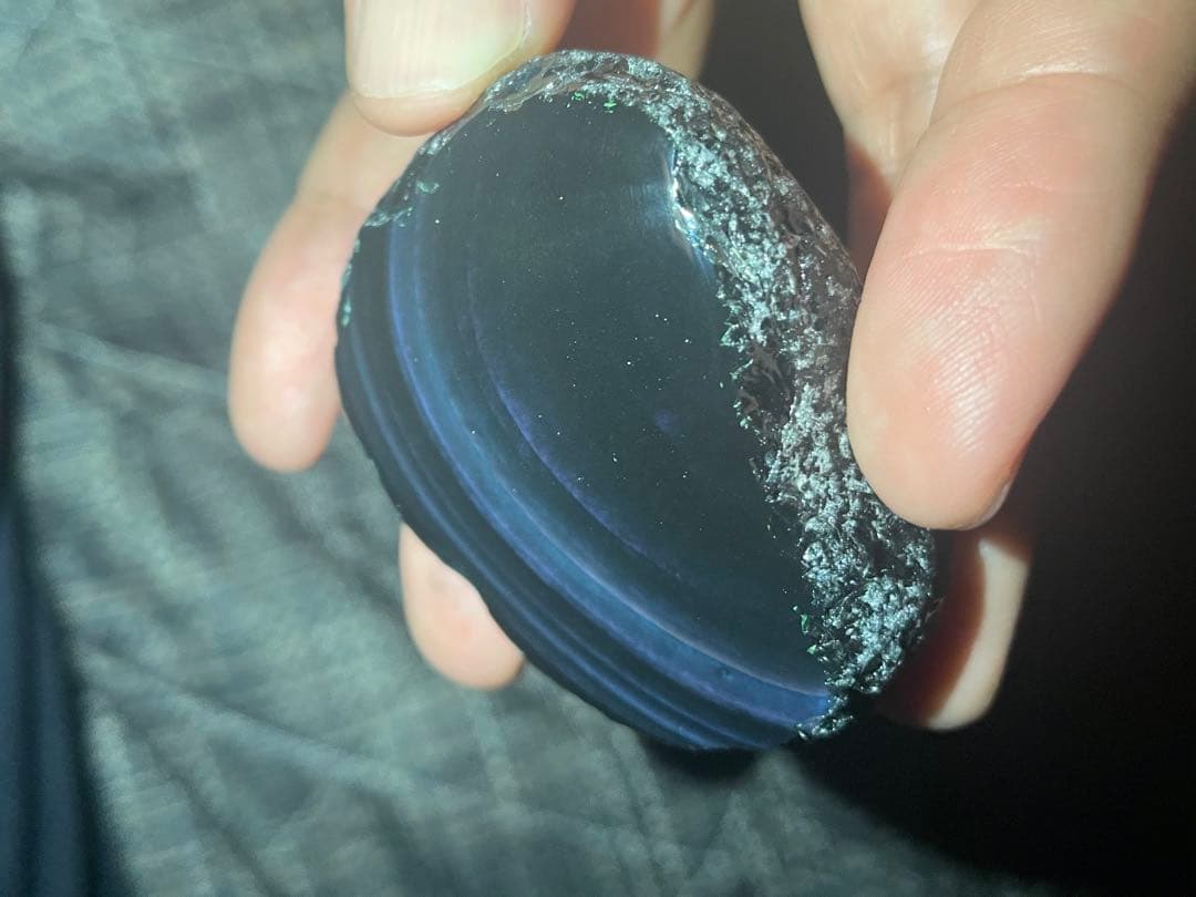 研磨品　十勝石玲瓏　ブルーレインボー　特級品