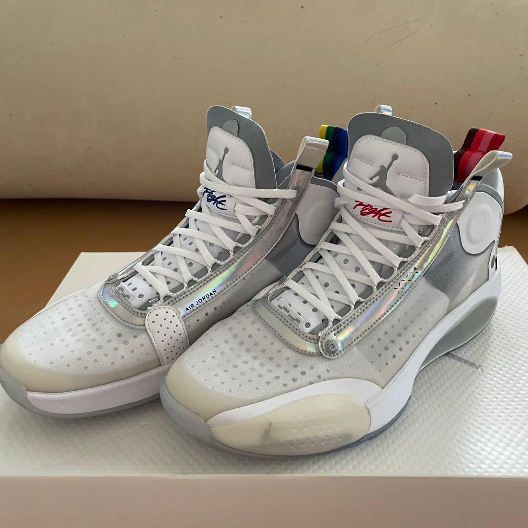Air Jordan 34 ホワイト/グレー