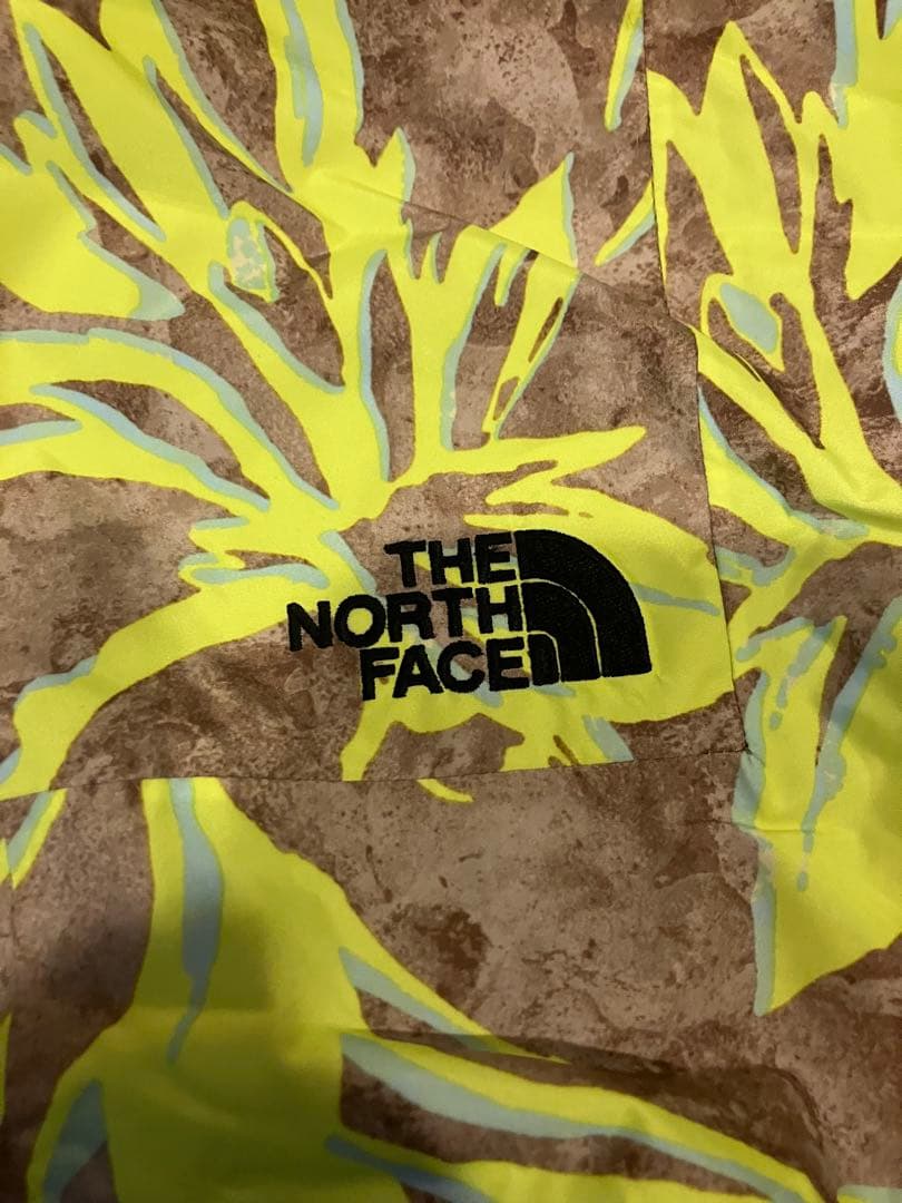 THE NORTH FACE スノーオーバーオール 大きいsizeXL 総柄