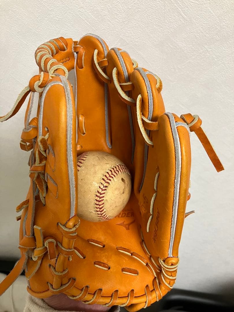 Mizuno ミズノ　坂本モデル 硬式グローブ オレンジ